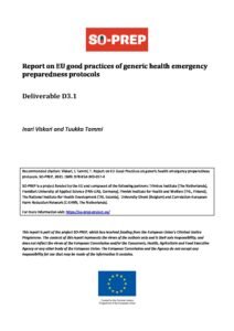 Report on EU good practices of generic health emergency preparedness protocols
